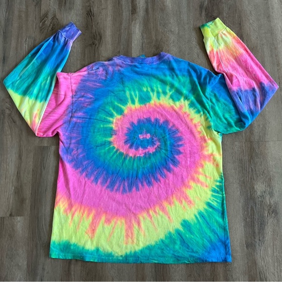 Bored Teenager Shirt Men’s Size XL Tie Dye Workaholics Graphic Long Sleeve Tee - Picture 2 of 7